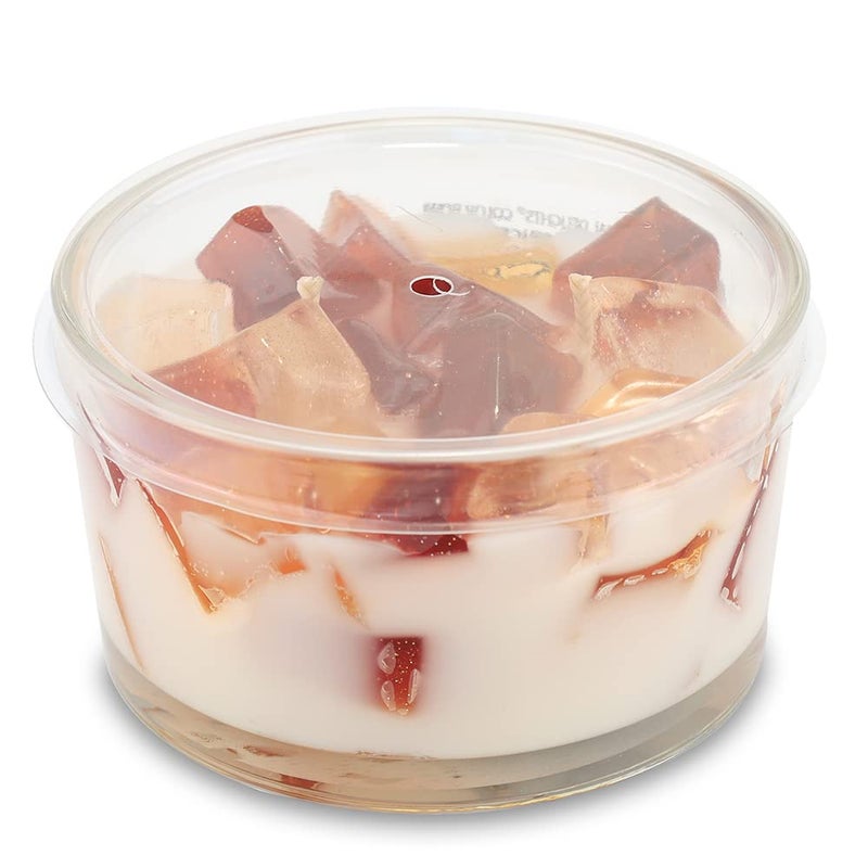 Primal Elements Color Bowl Candle, 2-Wick, Hand Poured, Soy Blend, Frosted Gingerbread, 9.5oz - Image 2